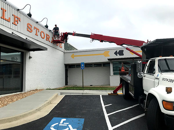 Installing Custom Building Signs for growing your Business