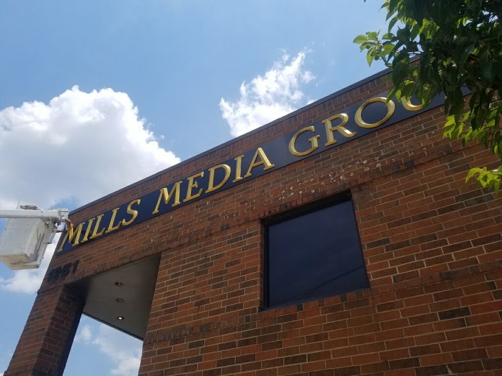 Exterior Channel Letter Signage Mills Media by Blackfire Signs