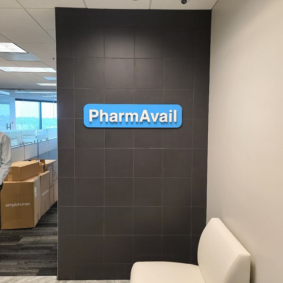 Pharm Avail Lobby Signage for Business Space by Blackfire Signs