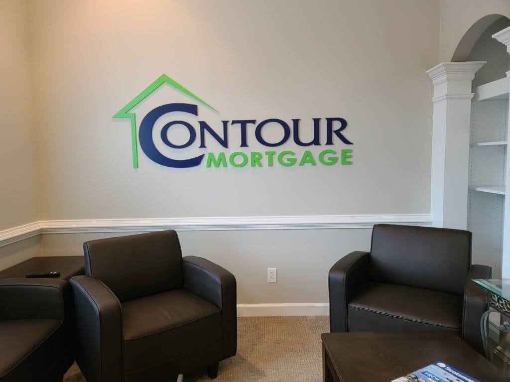 Contour Mortgage Lobby Signage for Interior by Blackfire Signs